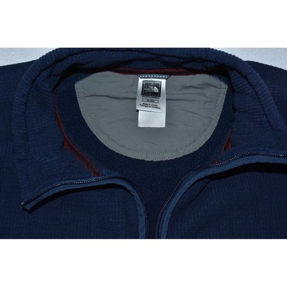 The North Face Men's Sweatshirt Size XL Blue Fleece 1/4 Zip Waffle Pullover - Picture 11 of 13